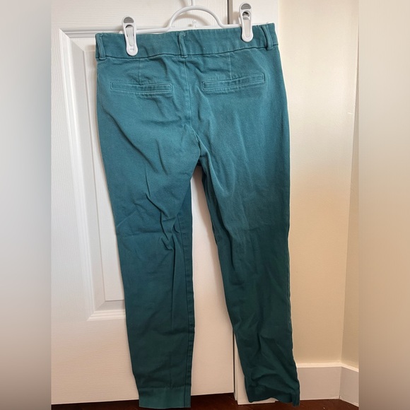 Old Navy Pixie Ankle Pants, Teal, Size 2 - Picture 3 of 8